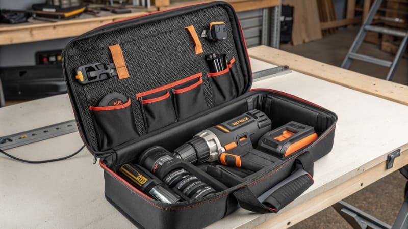 1680D nylon fabric texture close up